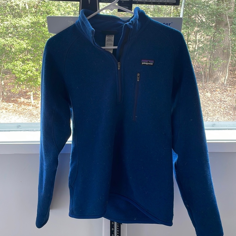 Discontinued Blue Patagonia “Better Sweater” Quarter-Zip Size MEN S